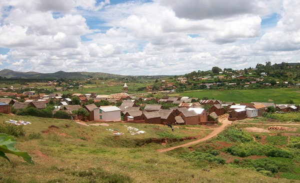 Panoramica del villaggio di Andakana